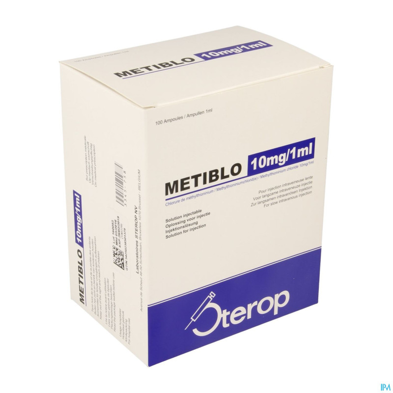 Metiblo 10mg/1ml sol inj amp 100 10mg/ml