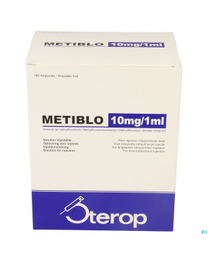 Metiblo 10mg/1ml sol inj amp 100 10mg/ml