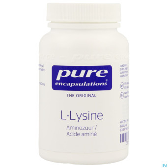 Pure encapsulations l-lysine acide amine  caps  90