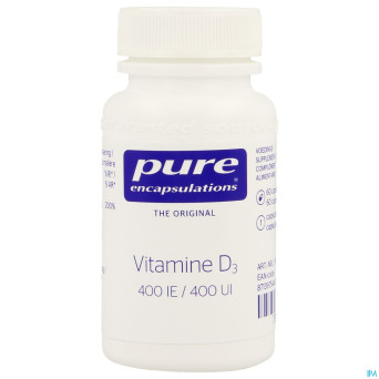 Pure encapsulations vitamine d3 400ui    caps  60