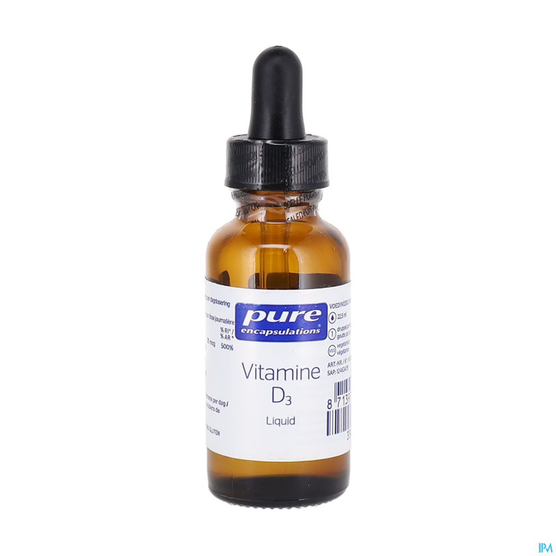 Pure encapsulations vitamine d3 liquid    22,5ml