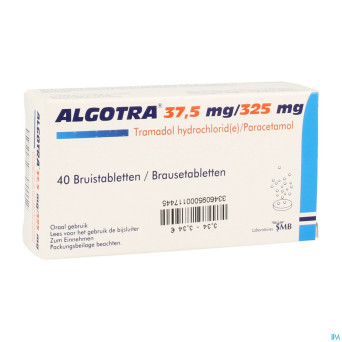 Algotra 37,5mg/325mg comp efferv.  40