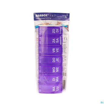 Pillendoosje anabox 7 x 1 nl
