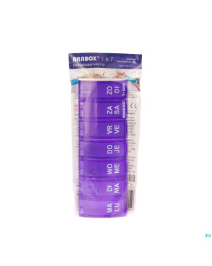 Boite medicaments anabox 7 x 1 fr