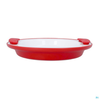 Assiette chauffante thermo 201 25,5 cm rouge