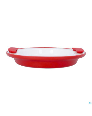 Assiette chauffante thermo 201 25,5 cm rouge