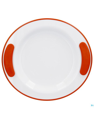 Assiette chauffante thermo 201 25,5 cm rouge