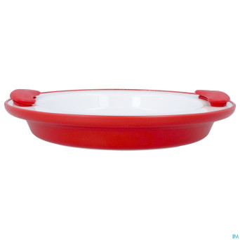 Assiette chauffante thermo 201 25,5 cm rouge