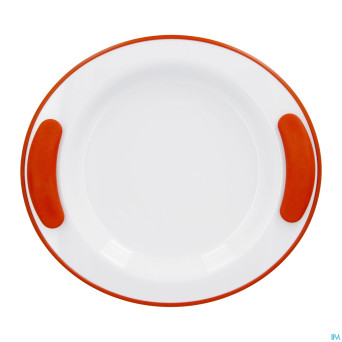 Assiette chauffante thermo 201 25,5 cm rouge