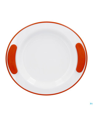 Assiette chauffante thermo 201 25,5 cm rouge