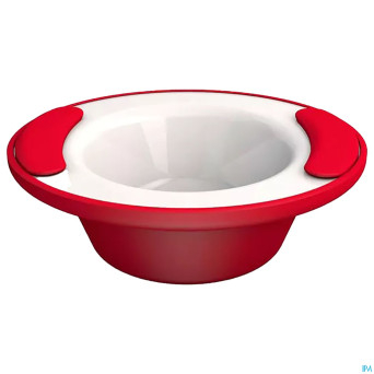 Assiette chauffante thermo 203 19 cm rouge