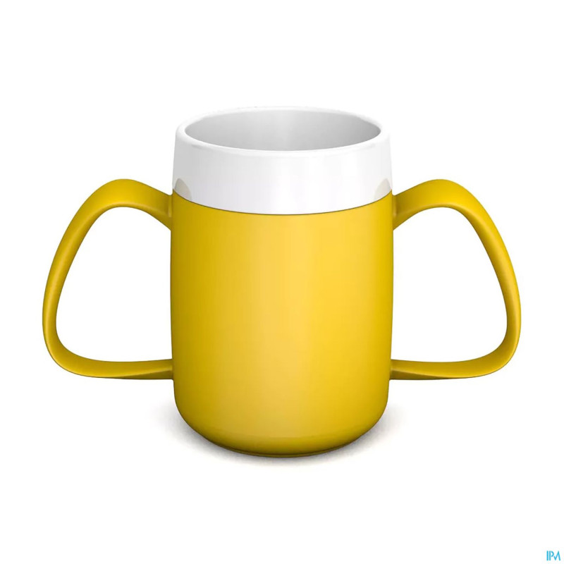 Gobelet evase 2 anses thermovital 815 jaune
