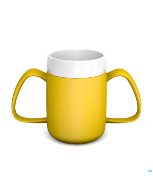 Gobelet evase 2 anses thermovital 815 jaune