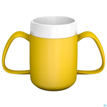 Gobelet evase 2 anses thermovital 815 jaune