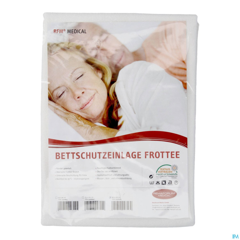 Protection matelas pu rfm 90 x 150cm eponge
