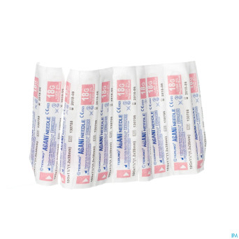 Terumo aiguille agani 18g 1 1/2 rb rose   10