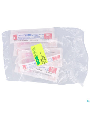 Terumo aiguille agani 18g 1 1/2 rb rose   10