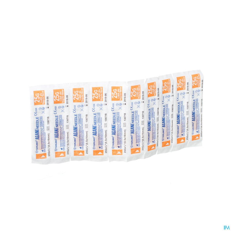 Terumo aiguille agani 25g 5/8 rb orange   10