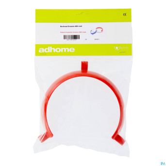 Rebord assiette ornamin abs rouge