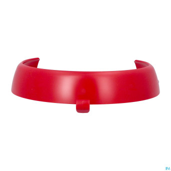 Rebord assiette ornamin abs rouge