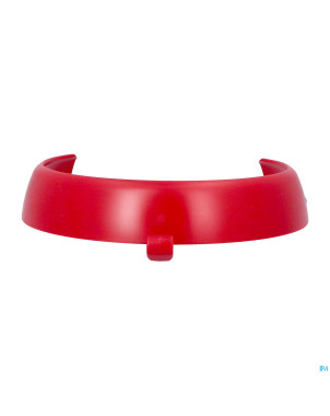 Rebord assiette ornamin abs rouge