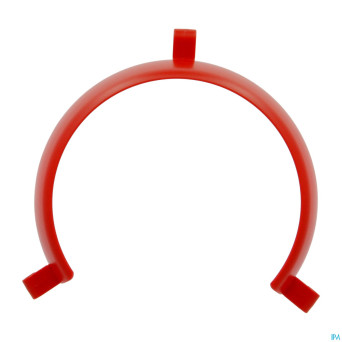 Rebord assiette ornamin abs rouge