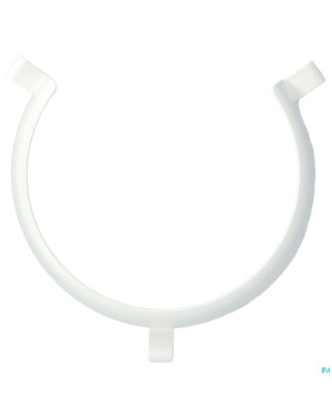 Rebord assiette ornamin abs blanc