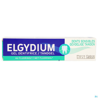Elgydium gel dentifrice dents sensibles nf    75ml