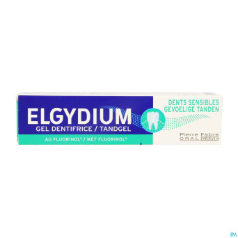 Elgydium gel dentifrice dents sensibles nf    75ml