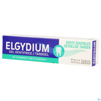 Elgydium gel dentifrice dents sensibles nf    75ml