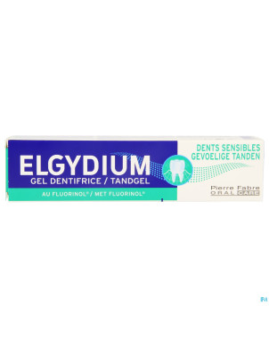 Elgydium gel dentifrice dents sensibles nf    75ml