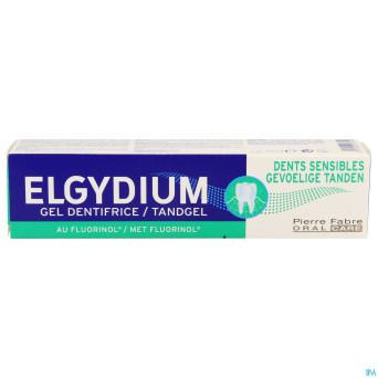 Elgydium gel dentifrice dents sensibles nf    75ml