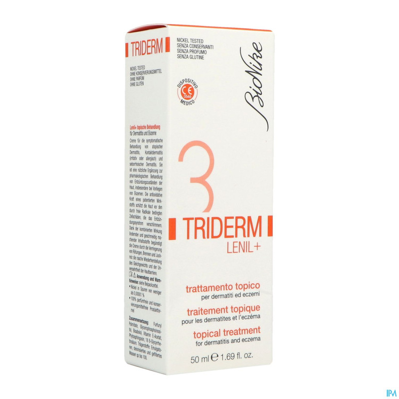 Triderm lenil+ traitement dermatite    50ml