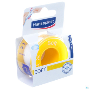 Hansaplast soft sparadrap 5m x 2,5cm