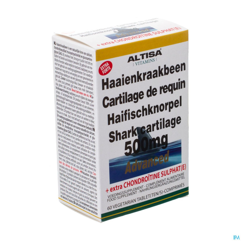 Altisa cartilage de requin 500mg tabl  60