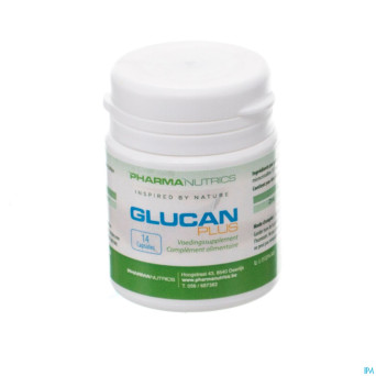 Glucan plus v-caps 14    pharmanutrics