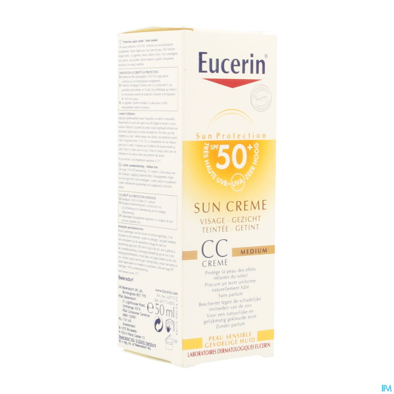 Eucerin sun cc creme medium ip50+    50ml