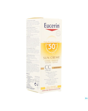 Eucerin sun cc creme medium ip50+    50ml