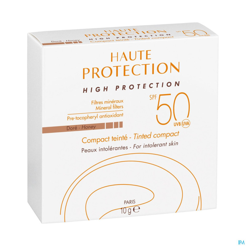 Avene sol compact teinte spf50+ dore    10g