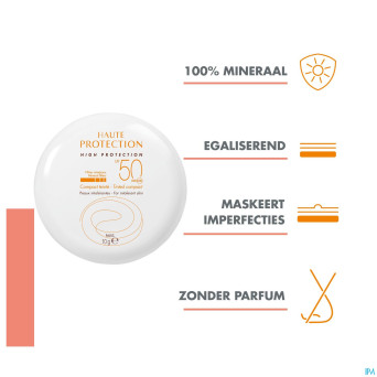Avene sol compact teinte spf50+ dore    10g