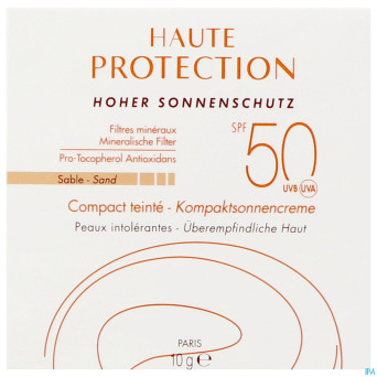 Avene sol compact teinte spf50+ sable    10g