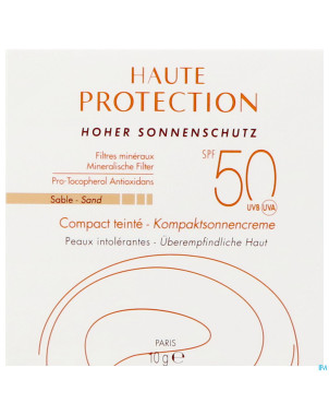 Avene sol compact teinte spf50+ sable    10g
