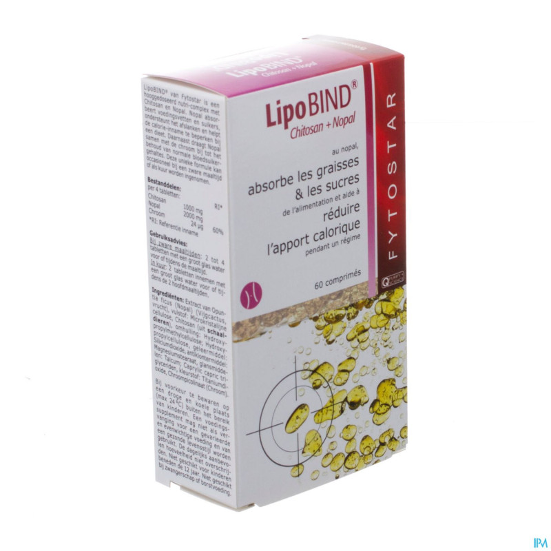 Fytostar lipobind chitosan nopal    comp  60