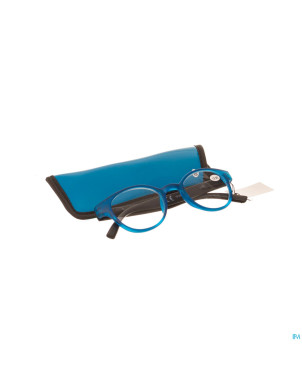 Pharmaglasses lunettes round +2.00 blue/black