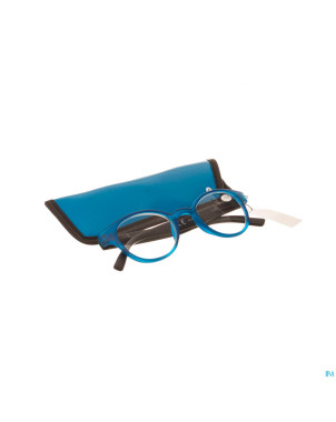 Pharmaglasses lunettes round +3.00 blue/black