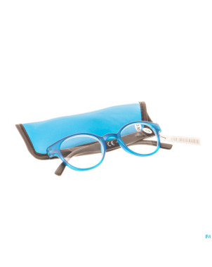 Pharmaglasses lunettes round +3.50 blue/black