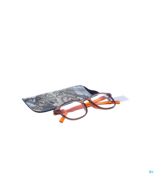 Pharmaglasses lunettes comp. +1.00 brown/orange