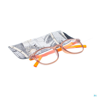 Pharmaglasses lunettes comp. +1.50 brown/orange