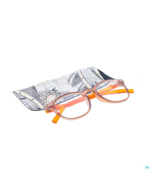 Pharmaglasses lunettes comp. +1.50 brown/orange