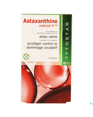 Fytostar astaxantine natural 5mg + ace    caps  30